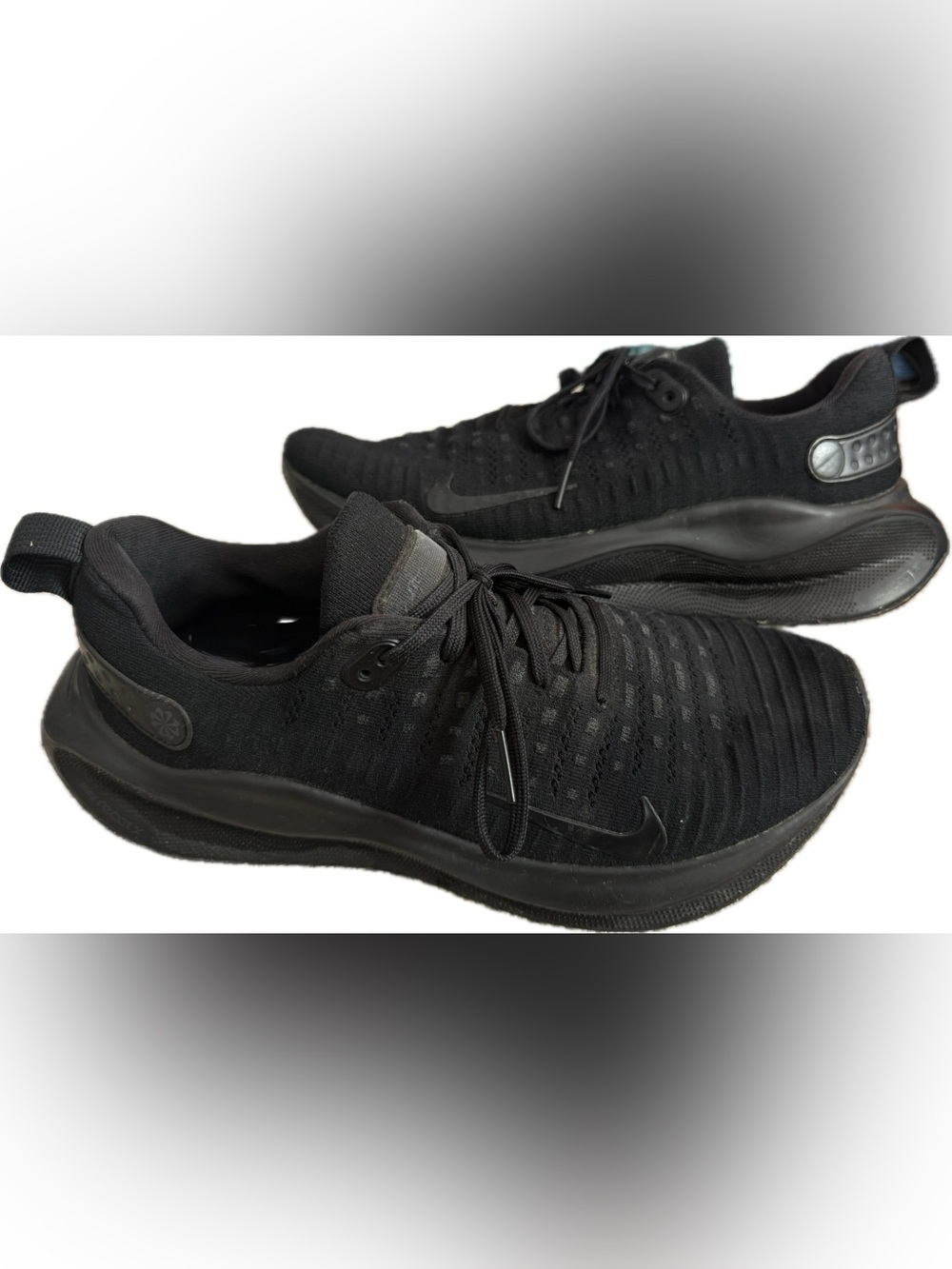Nike Men's React X Infinity Running Shoes- all black